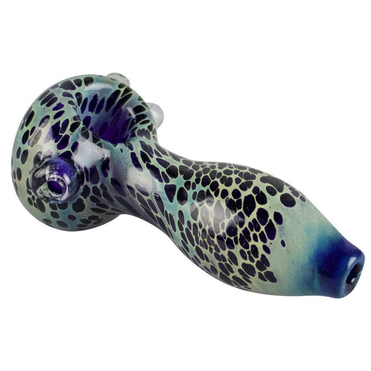 Leopard Spotted Glass Hand Pipe
