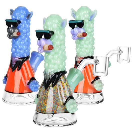 Smokin' Alpaca Glass Dab Rig - 6" / 14mm F